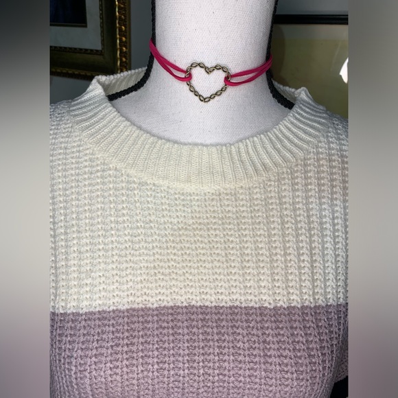 Evelyn Taylor Color Block Sweater - Picture 7 of 9